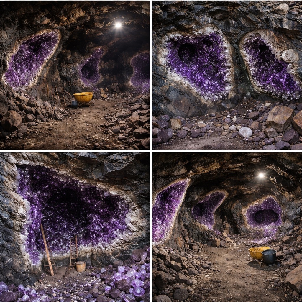 Gisement d'Améthyste