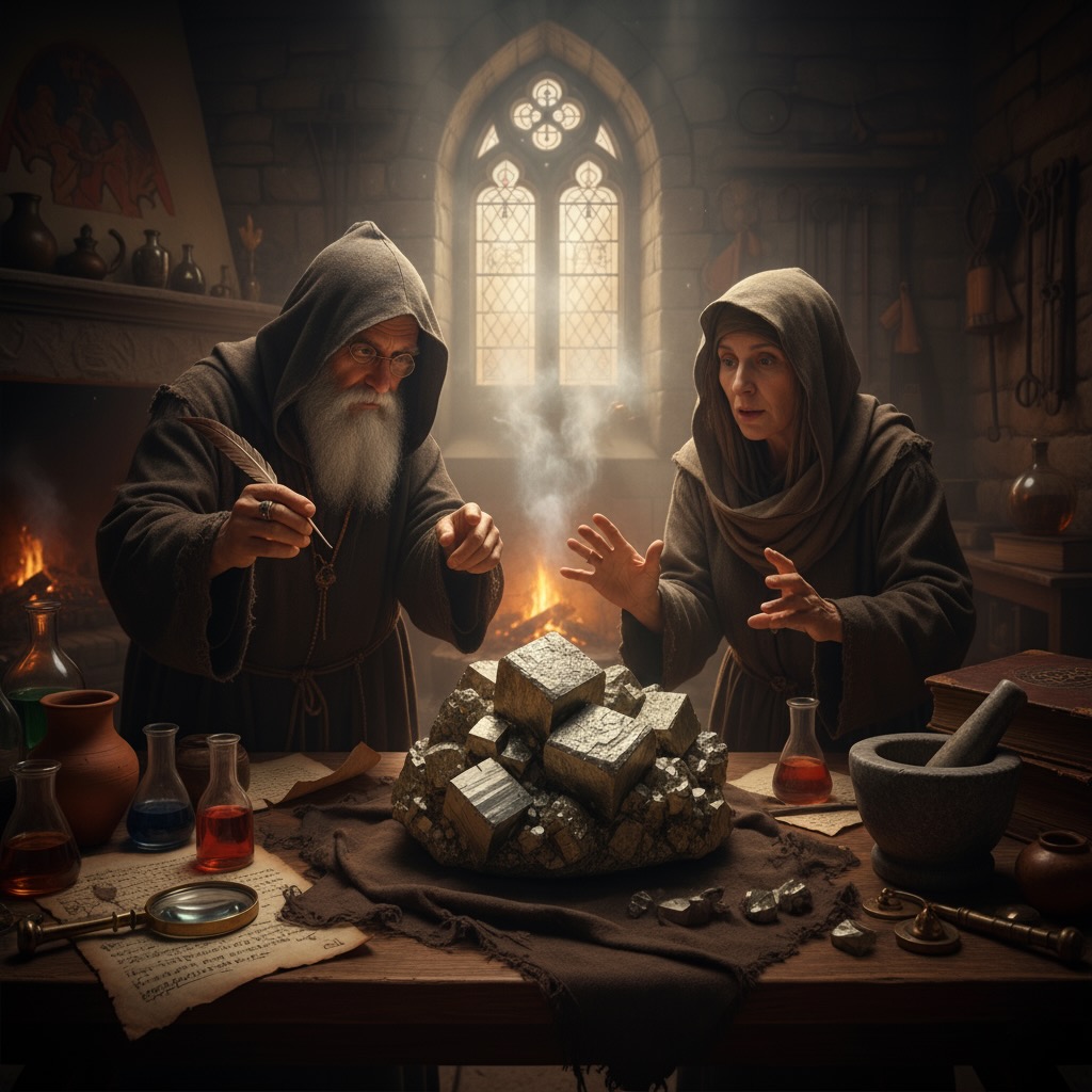 La pyrite au Moyen Age