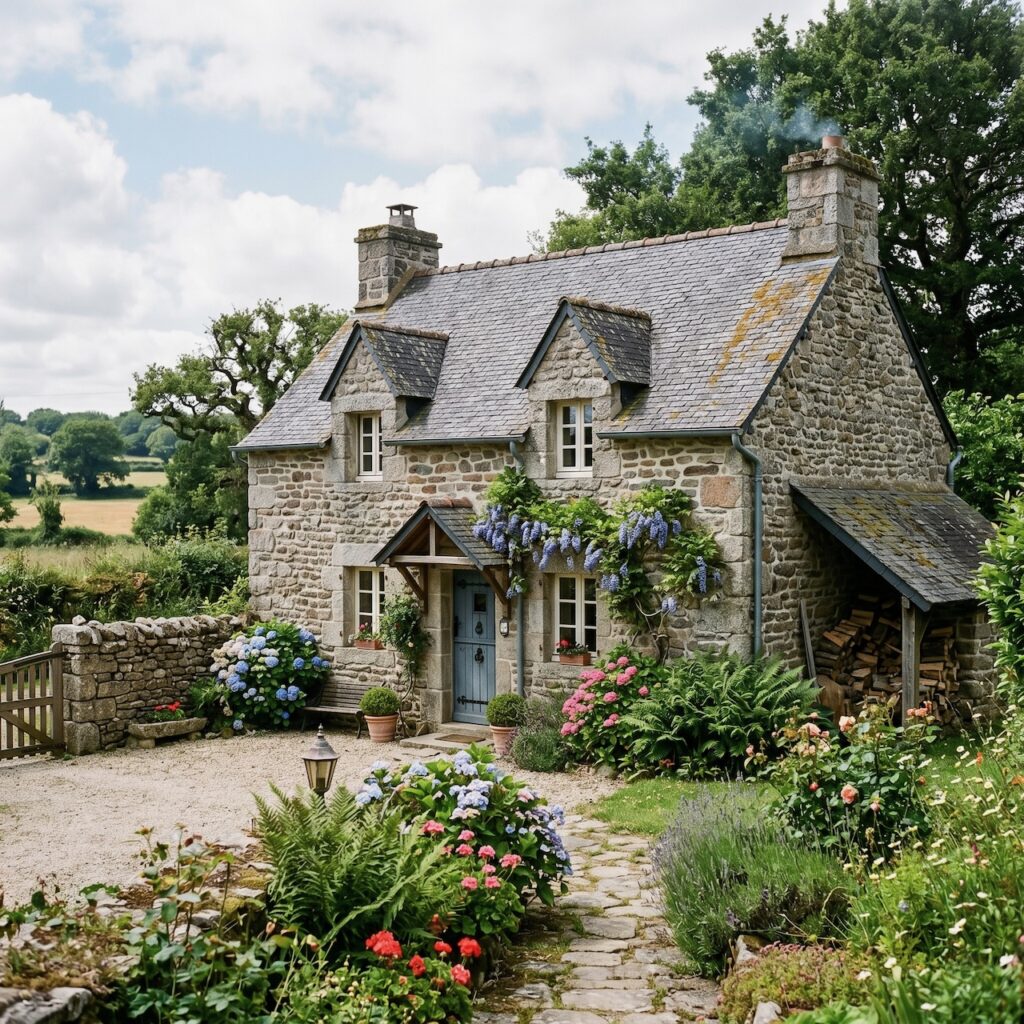 Maison en pierre de granite