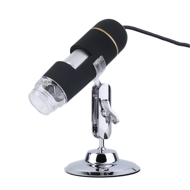 Microscope USB avec éclairage LED grosisement 50 x 500