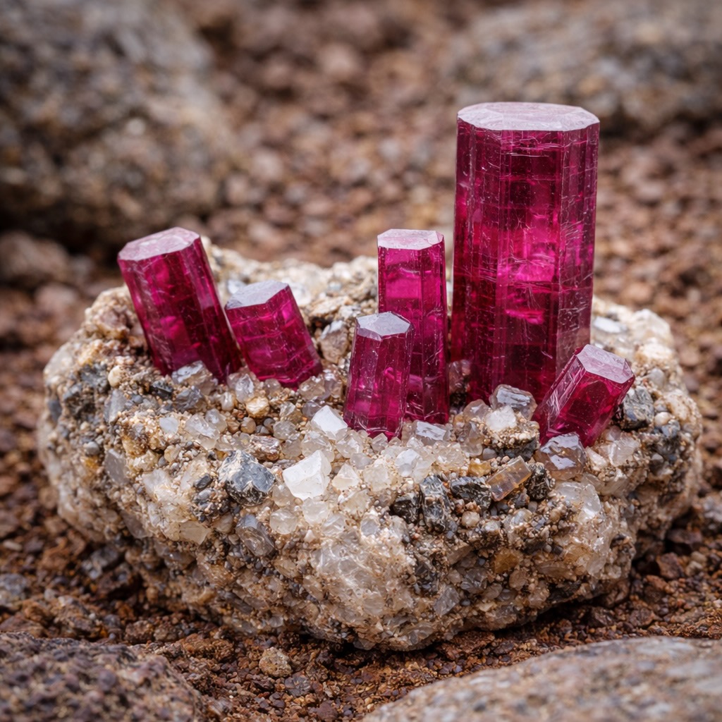 Tourmaline Rubellite Pierres précieuses